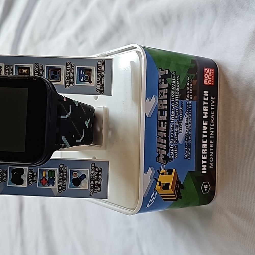 Minecraft interactive watch